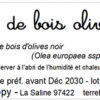 tisane de bois d’olives noir bio olea europaea ssp. africana