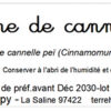 tisane feuilles de cannelle bio – cinnamomum burmannii l | artisanale
