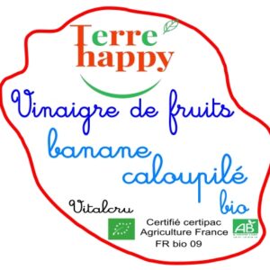 vinaigre de fruits banane caloupilé bio